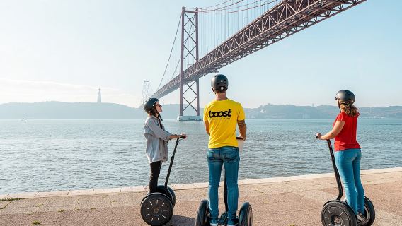 3-stündige Segway-Tour mit Führung entlang des Tejo nach Belém