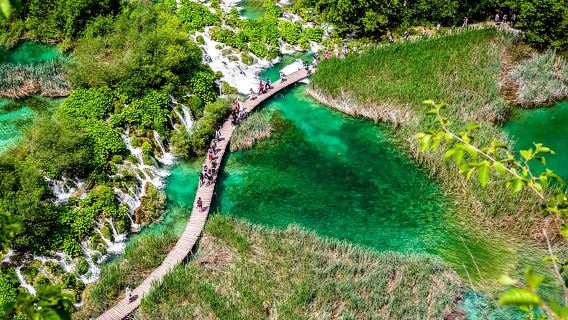 Ab Zagreb: Geführte Tour zu den Plitvicer Seen