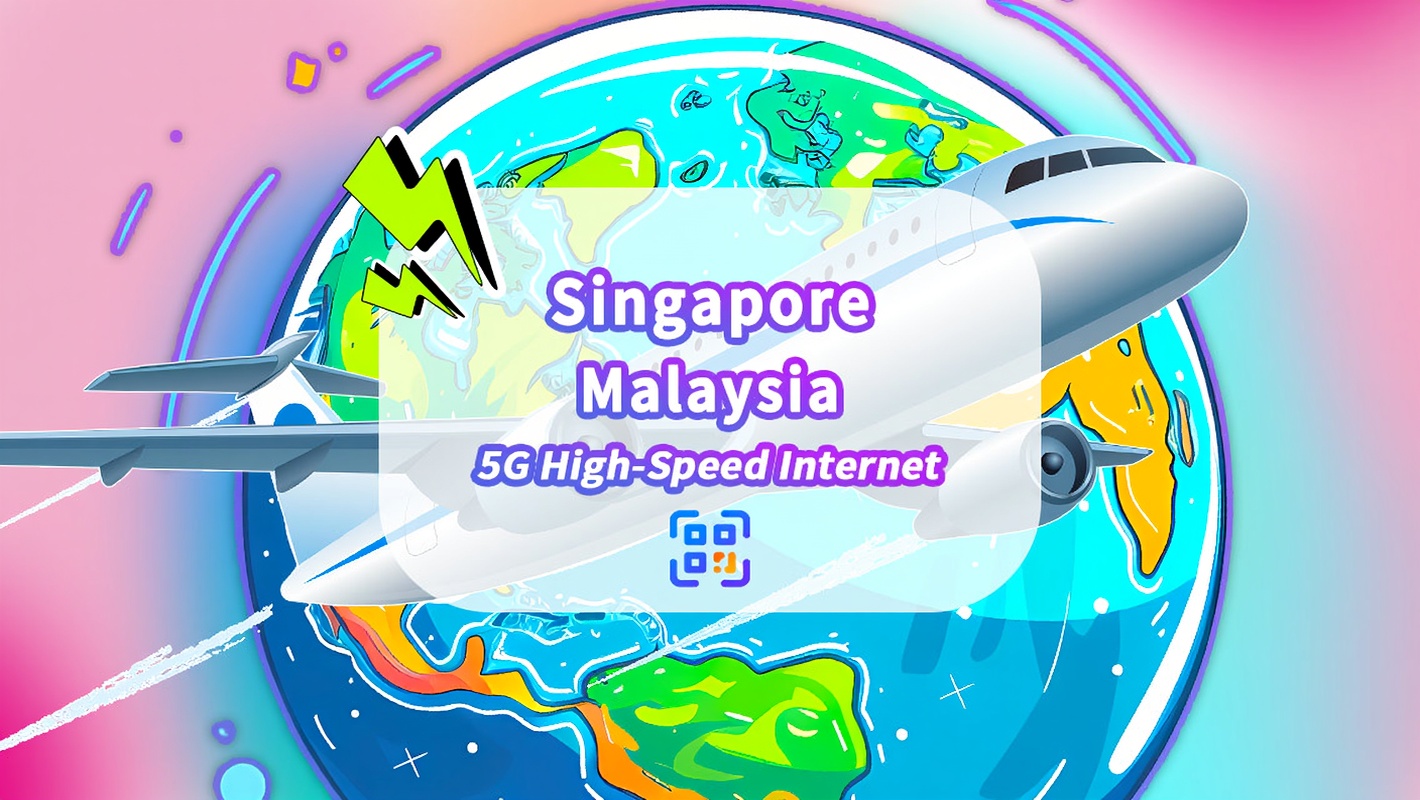 Singapore & Malaysia eSIM | 5G/4G | Day Pass/Total Package | Calendar day billing | 1–30 days | QR c