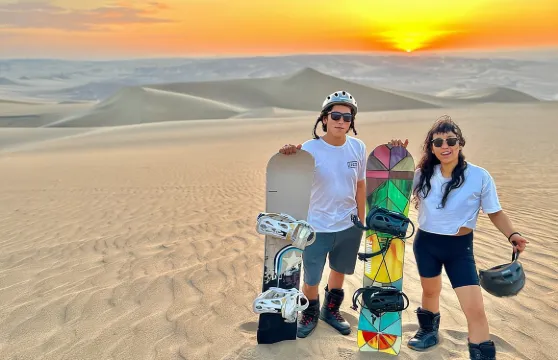 在瓦卡奇納體驗滑沙和滑雪板運動