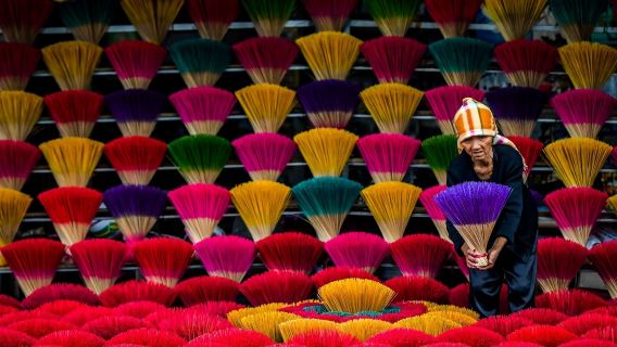 Small Group - Depart from Hue city | Hue Imperial City Full-day Guided Tour: Imperial Citadel, Thien Mu Pagoda, Dong Ba Market, Conical Hat Village, Royal Tombs