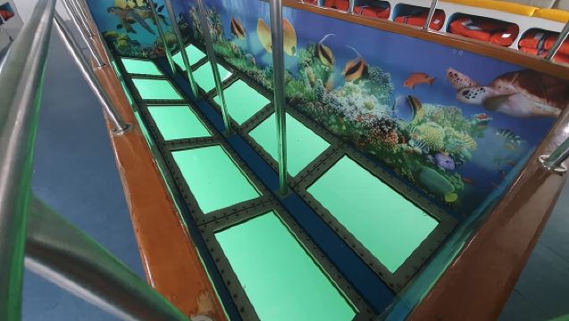 Lawatan Bot Kaca Berlantai+gelongsor dari Latchi ke Blue Lagoon