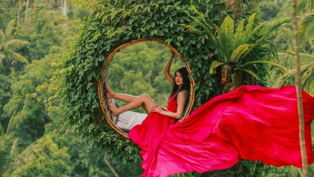 Experiencia completa de columpio en la jungla de Bali