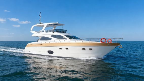 【廈門遊艇包船出海租賃】廈門五緣灣63呎三層豪華遊艇包船出海～觀光美景海上海釣團建生日聚會求婚用船