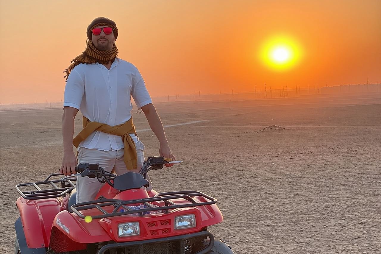 Giza Pyramids,Sphinx,Camel Ride,ATV Bike,Shopping, Dinner cruise