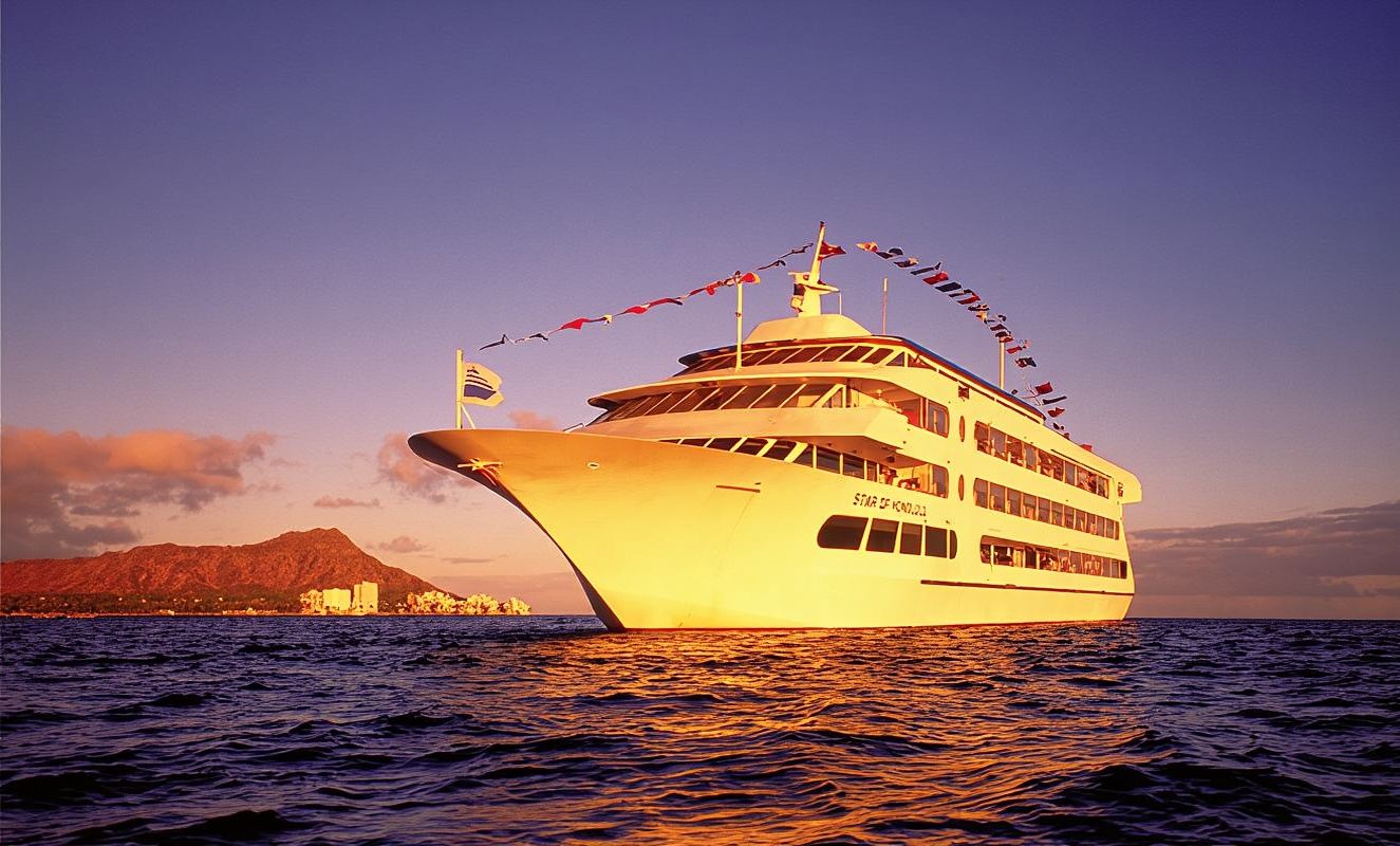 Hawaii Honolulu Star Dinner Cruise [Pick-up + Multiple Option Dinner Optional]