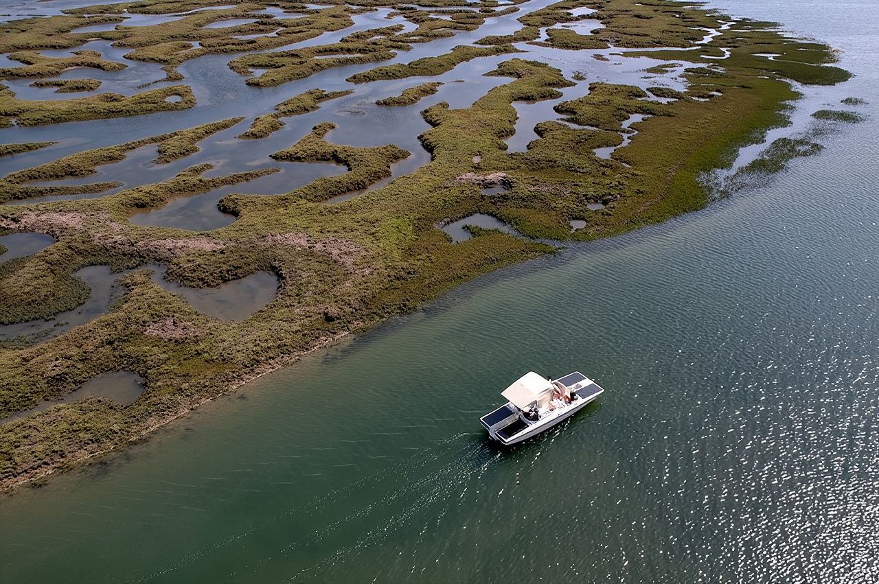 Eco Boat Tour in the Ria Formosa Lagoon from Faro
