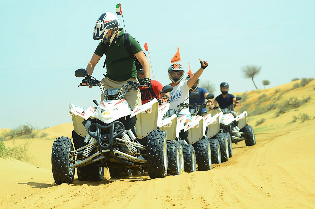 Safari in quad a Ras Al Khaimah con cena facoltativa al campo