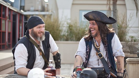 Pirate guided walking tour of New Orleans' French Quarter