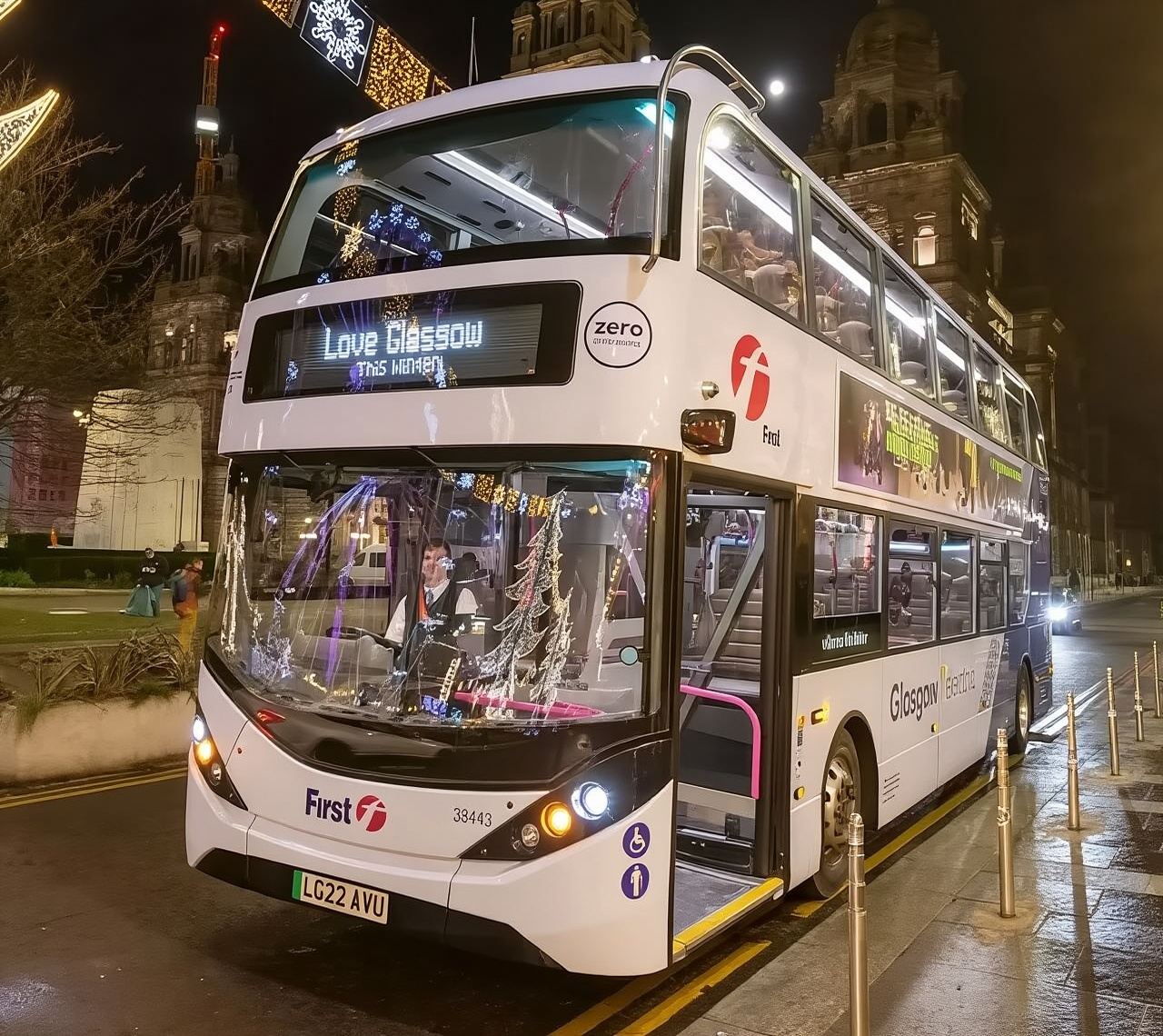 Glasgow Airport Bus Ticket [Airport Pick-up + No Ticket Collection Needed + Double-Decker Padded Bus]