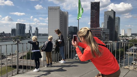 Private Markthal tour and Het Witte Huis rooftop visit
