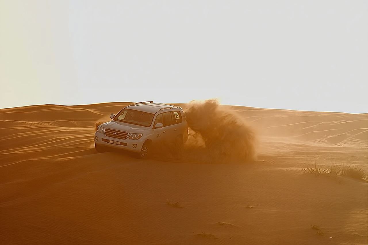Doha Sunrise Desert Safari Tour| Dune Bashing| Inland Sea visit| Camel Riding