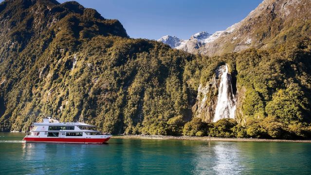 From Te Anau: Milford Sound Cruise & Glass-Roof Coach Tour