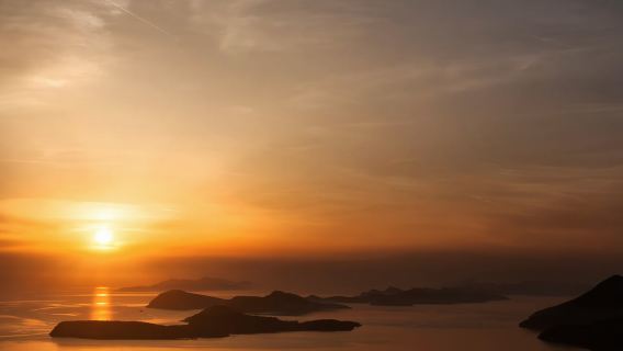 Dubrovnik: Sunset Catamaran Cruise dengan Sparkling Wine