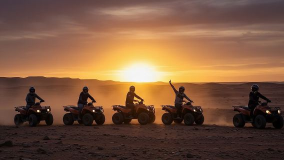 Marrakech: Quad, Camel Ride & Dinner Fire Show in Agafay Desert