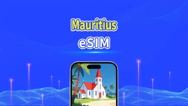 eSIM para Maurício | 4G | Dados de alta velocidade | Pacote diário/de dados | 24 horas | 1-30 dias | Código QR