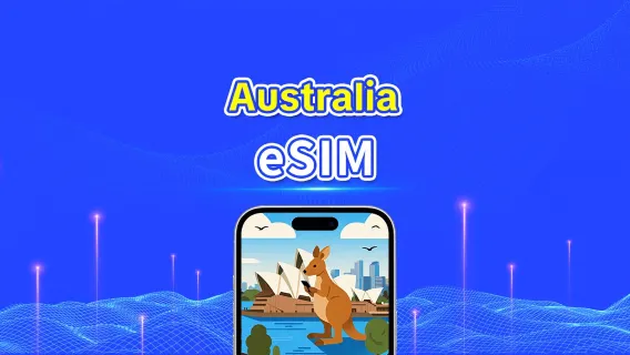 Australia 5G eSIM | Päivittäinen/kokonaisdatapaketti | 1–30 päivää | 24 tunnin laskutus | QR-koodi