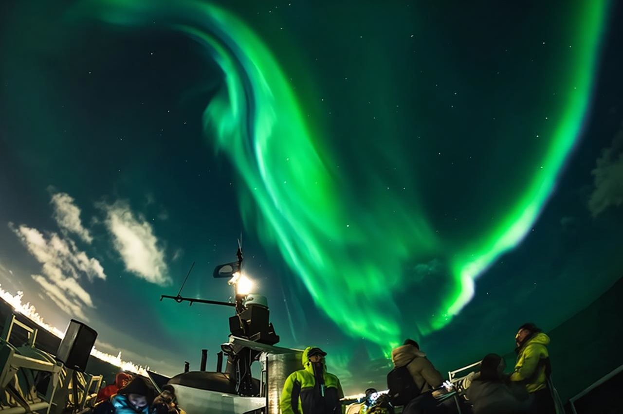 Iceland Northern Lights Classic Cruise with 360° Viewing Deck/Aurora Watching in the North Atlantic