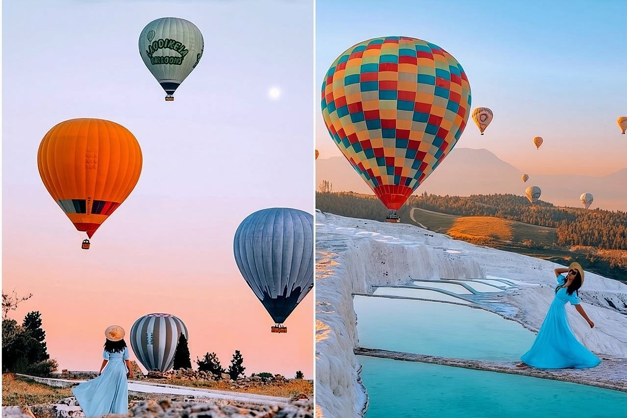 Pamukkale Day Trip With Option Hot Air Balloon From Antalya,Belek
