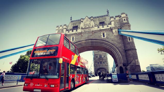 City Sightseeing hop-on hop-off bus tour of London