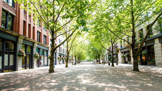 Historical downtown Seattle exploration game and tour