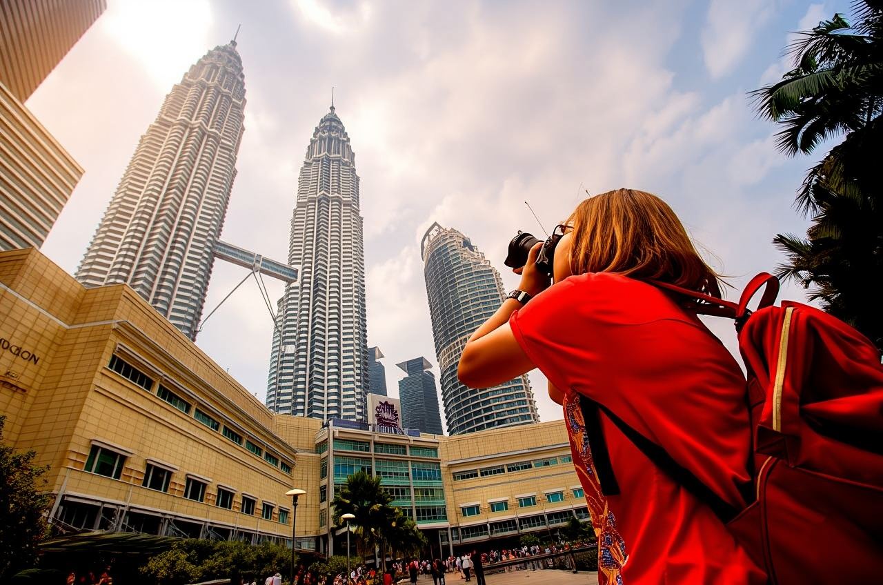 tour privato servizio "salta la fila" delle Petronas Twin Towers e delle dieci meraviglie più importanti da Kuala Lumpur