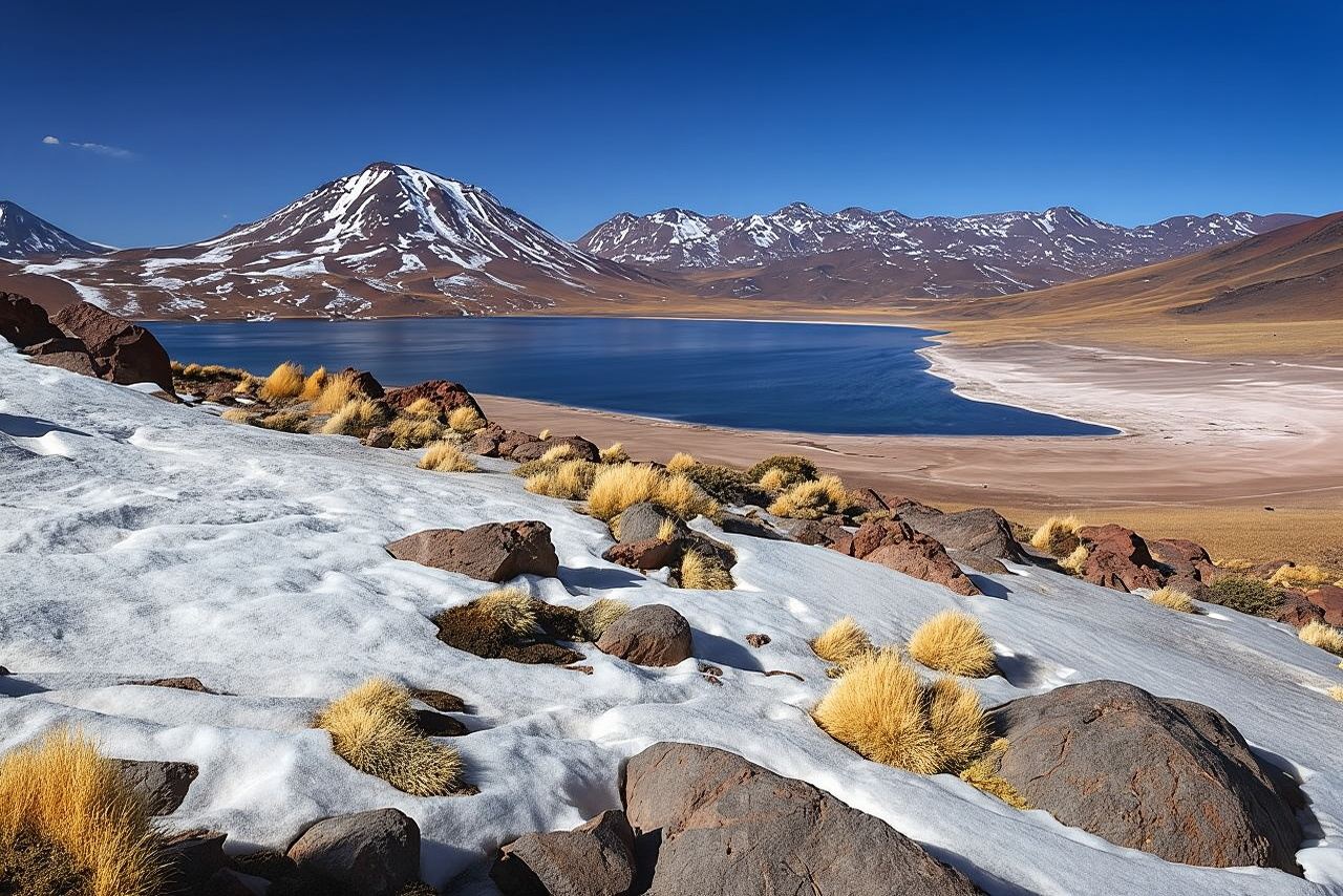 アルティプラノ湖とピエドラス・ロハス湖、チャクサ湖を巡る1日ツアー