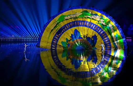 杭州印象西湖演出·最憶是杭州丨西湖實景演出丨震撼科技光影效果