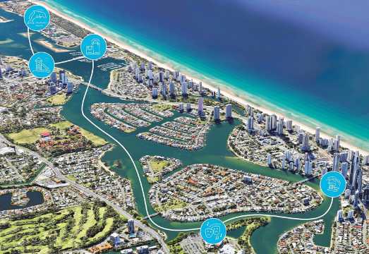 Gold Coast Hop On Hop Off Sightseeing Cruise 1 Day Pass AUD 45.84