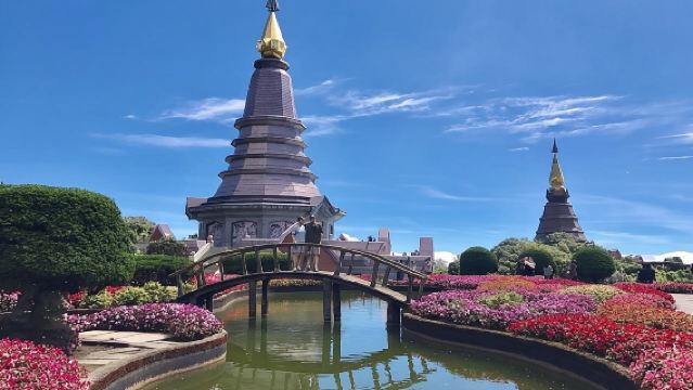 Doi Inthanon Waterfall and Royal Project Chiang Mai