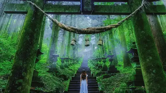 One-Day Trip from Fukuoka to Miyazaki: Takachiho Gorge + Kamishikimi Kumanoimasu Shrine (Kumamoto) + Amanoiwato Shrine