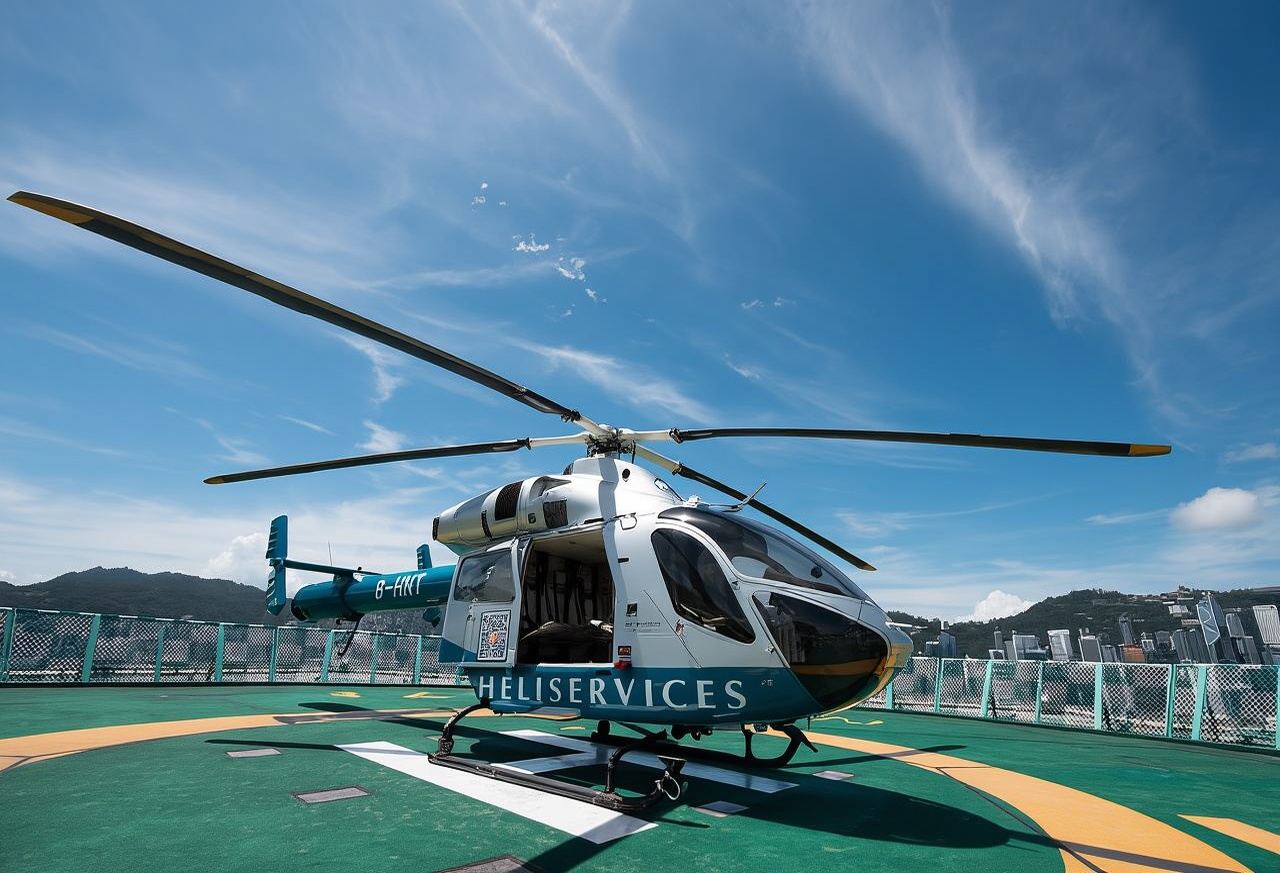 Hong Kong Victoria Harbour Helicopter Tour (Overlooking Victoria Harbour and the Entire Hong Kong Island, with Exquisite Afternoon Tea)