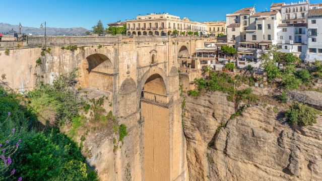 누에보 다리+토로스 데 론다 광장+주츠카르+바위 아래 마을 당일 치기 여행