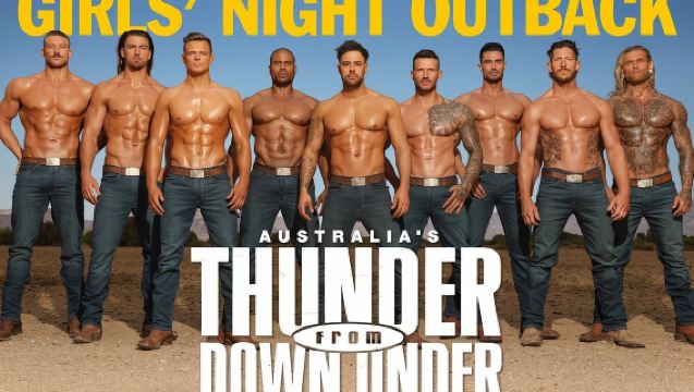 Thunder from Down Under at the Excalibur Hotel and Casino