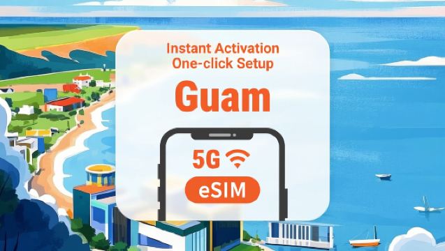Guam 5G eSIM | ChatGPT | 1–30 dni | Kod QR