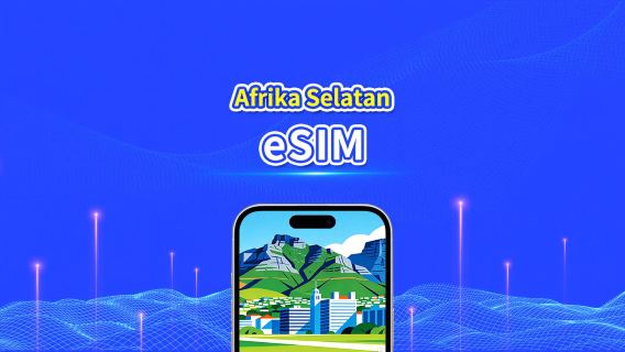 Afrika Selatan 4G eSIM | Paket Data Harian/Total | 1–30 Hari | Penagihan 24 Jam | Kode QR