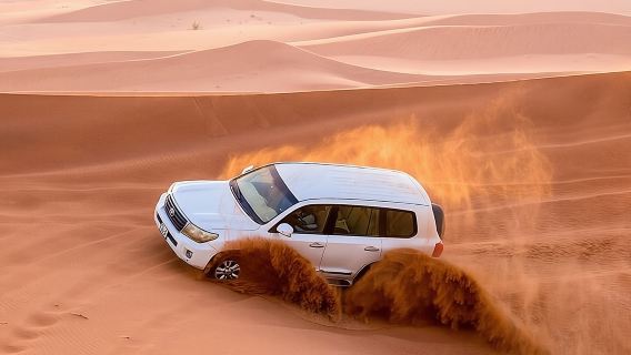 4hr Desert Safari: Sunset,Sunrise,Camel,Sand boarding,Inland Sea