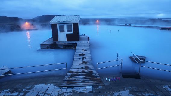 Iceland God's Waterfall + Myvatn + Lava Labyrinth + Myvatn Natural Baths one-day tour