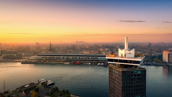 A'dam Lookout Entrance Tickets with 2 Drinks