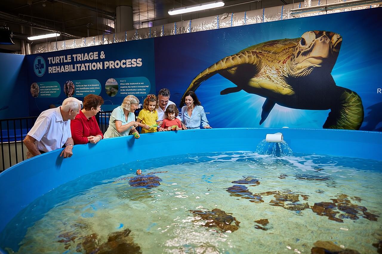 Ingresso generale all'Acquario di Cairns e tour dell'Ospedale delle tartarughe