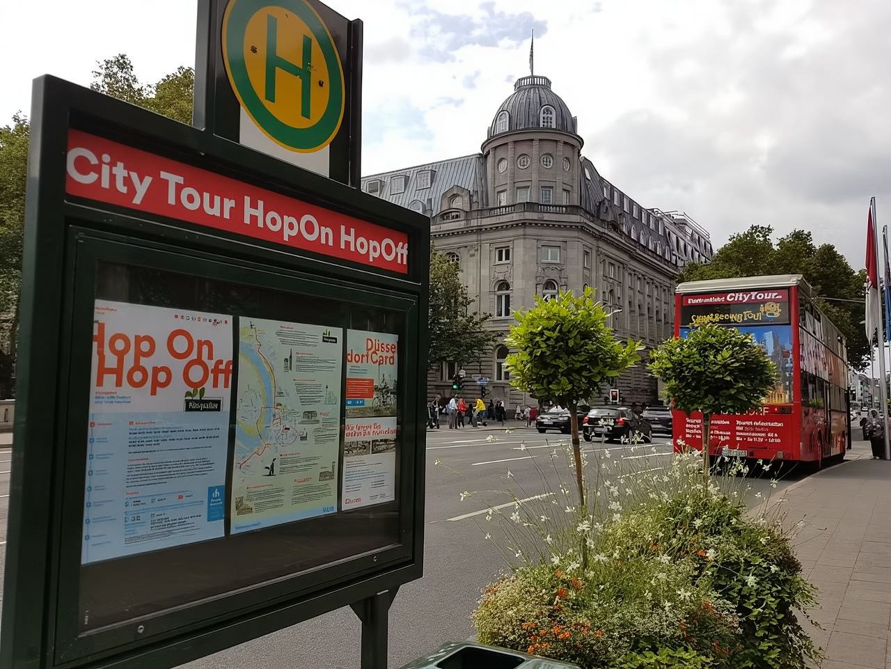 24-hour Dusseldorf hop-on hop-off bus tour