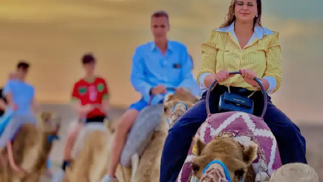 Agafay Desert: Sunset Camel Ride and Dinner, Fireshow(Marrakech)