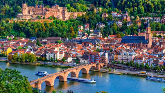 Da Francoforte: visita guidata di Heidelberg, castello e centro storico