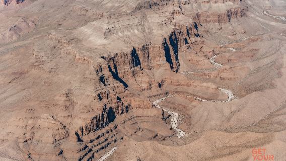 Desde Las Vegas: Recorrido en avión por el borde oeste del Gran Cañón