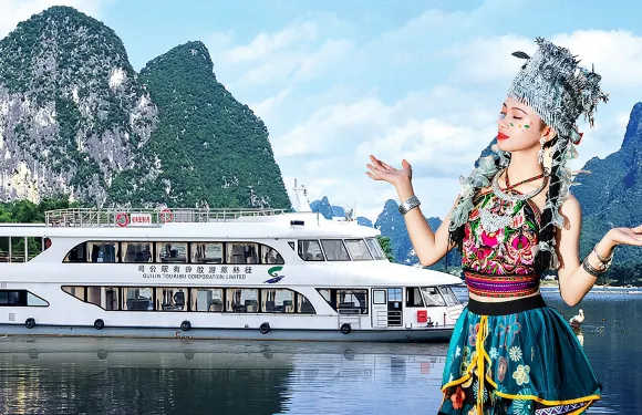 桂林灕江風景名勝區正航三星遊船遊【磨盤山-陽朔丨可選銀子岩一日遊】