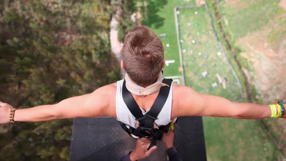 Cusco: Bungee Jump and Slingshot Combo Adventure