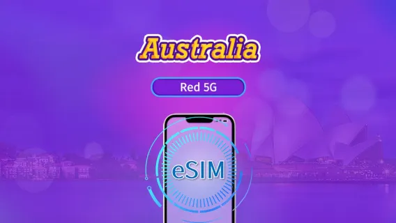 Australia | eSIM 5G/4G | Paquete diario/de datos | Facturación cada 24 horas | 1-30 días | Código QR