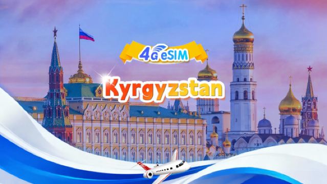 Kyrgyzstan 4G eSIM | DayPass/Total | 500MB/Day - 30GB Total | 1-30 Days | 24-Hour Code | QR Code