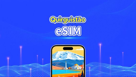 Quirguistão 5G eSIM | Compatível com IA e TikTok | Pacote de dados diário/total | 1–30 dias | Cobrança de 24 horas | Código QR