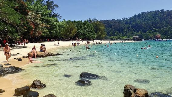 Experiencia de esnórquel en la isla Mamutik - Muelle de Sutera Marina|Kota Kinabalu, Sabah